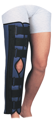 knee immobilizer deluxe splint patela fratura attelle monobloc genou 58cm djo donjoy fracture joelho imobilizador cirurgia tudo