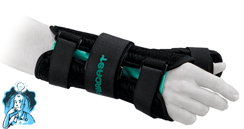 Aircast A2™ Wrist Brace with Thumb Spika