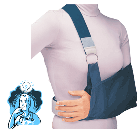 Procare Shoulder Immobiliser with Foam Straps