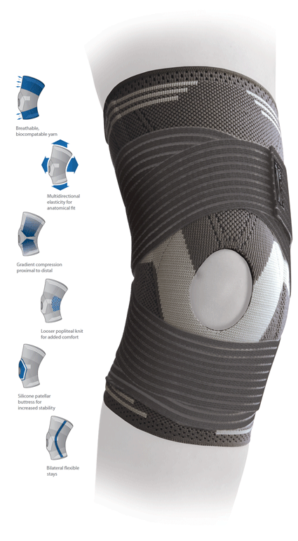 Donjoy® Strapping Elastic Knee Support