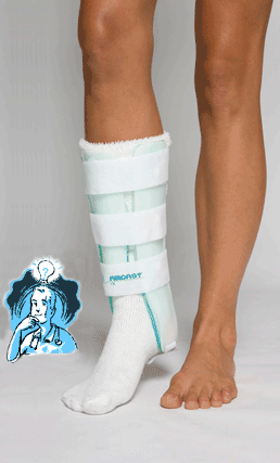 Aircast Leg Brace With or Without Anterior Panel